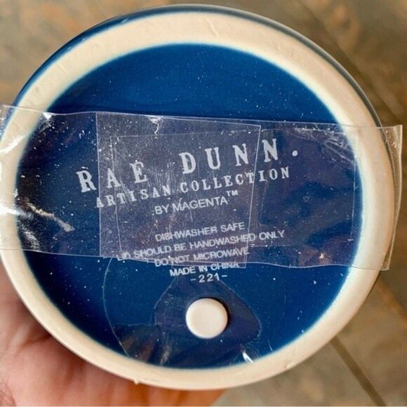 New In Box Rae Dunn Red, White, & Booze Travel Mug Rae Dunn Artisan Collection - Picture 5 of 7